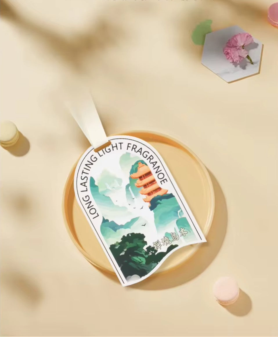 Natura Whisper Collection – Natural Floral Woody Odor Eliminator for Car, Truck & Home, Long Lasting Paper Car Air Freshener
